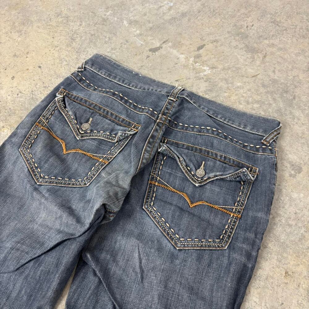 2000s guess bootcut embroidered jeans - Picture 3 of 7
